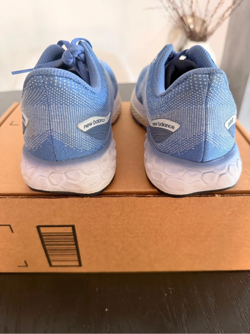 New Balance Women's Light Blue Athletic Running Sneakers
